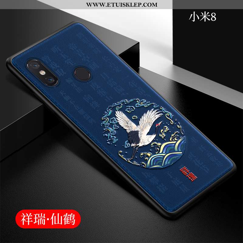 Obudowa Xiaomi Mi 8 Silikonowe Cienkie Miękki Zielony Mały Etui Chiński Styl Dyskont