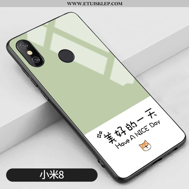 Obudowa Xiaomi Mi 8 Silikonowe Wzór Futerał Czerwony Netto Proste All Inclusive Osobowość Tanie