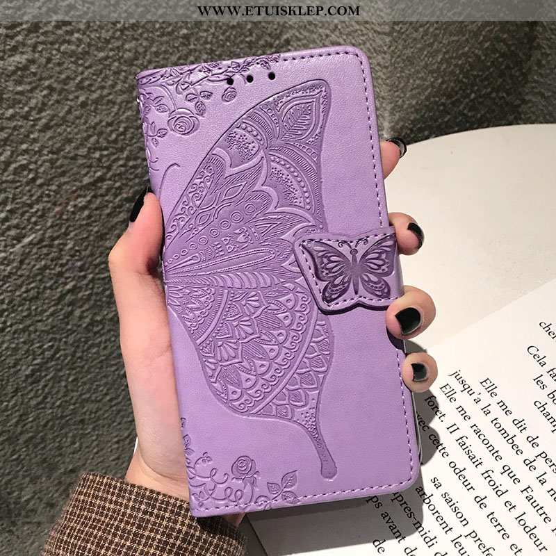 Obudowa Xiaomi Mi 9 Skórzane Etui Anti-fall Purpurowy Czerwony Telefon Komórkowy All Inclusive Tani