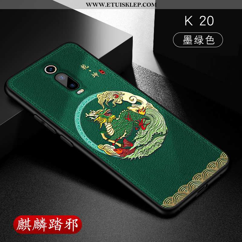 Obudowa Xiaomi Mi 9t Cienkie Chiński Styl Proste Anti-fall Trendy Futerał Relief Sklep