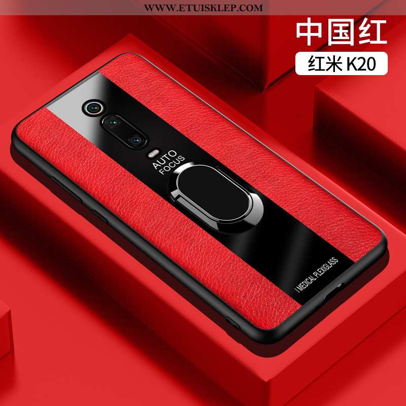 Obudowa Xiaomi Mi 9t Miękki Czerwony Ring Cienkie Anti-fall Futerał All Inclusive Sprzedam