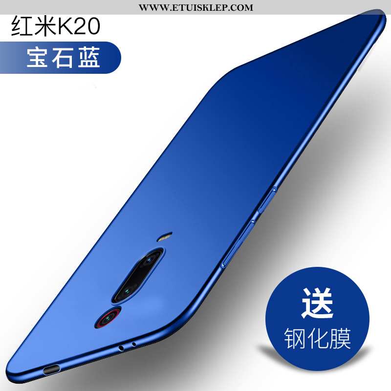 Obudowa Xiaomi Mi 9t Nubuku Kreatywne Cienkie Na Pokładzie Anti-fall Niebieski Telefon Komórkowy Na 