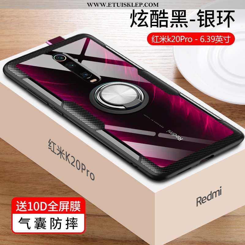 Obudowa Xiaomi Mi 9t Pro Ochraniacz Przezroczysty Trendy Czerwony Anti-fall Trudno Etui Tanie