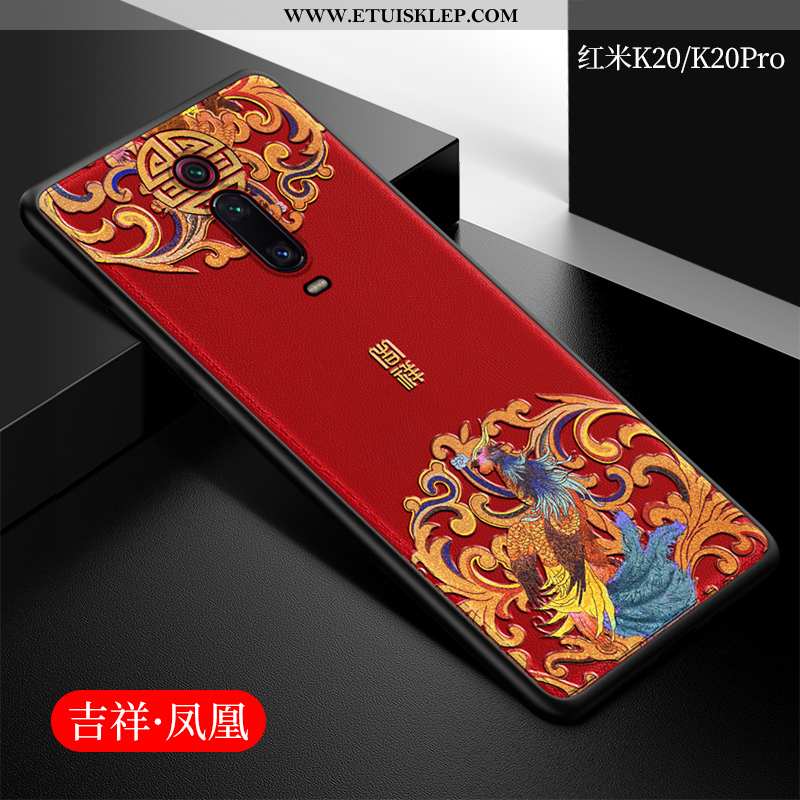 Obudowa Xiaomi Mi 9t Pro Silikonowe Czerwony Anti-fall Zielony Relief Telefon Komórkowy Mały Dyskont