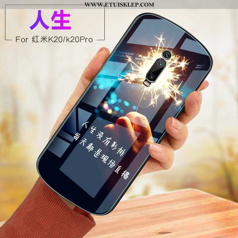 Obudowa Xiaomi Mi 9t Szkło Anti-fall Czerwony Purpurowy Etui Telefon Komórkowy Futerał Dyskont