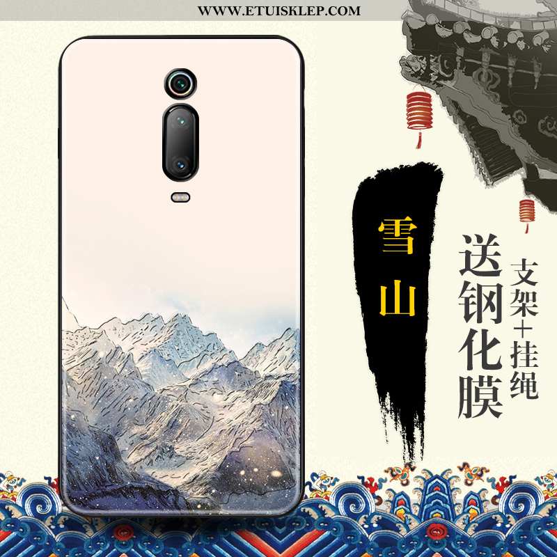 Obudowa Xiaomi Mi 9t Trendy Telefon Komórkowy Etui Czerwony Chiński Styl Futerał Relief Dyskont