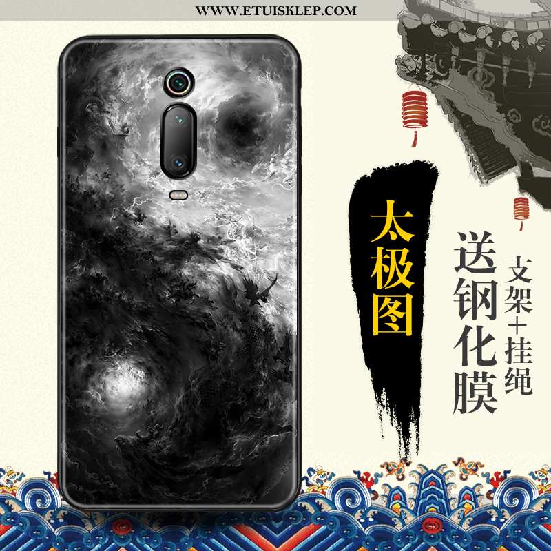 Obudowa Xiaomi Mi 9t Trendy Telefon Komórkowy Etui Czerwony Chiński Styl Futerał Relief Dyskont