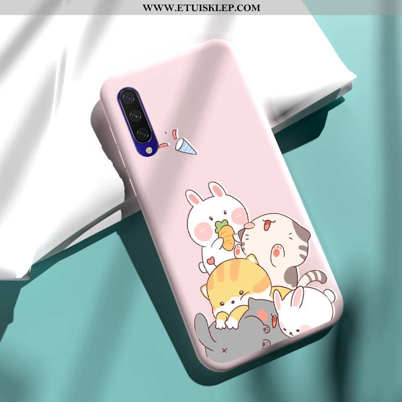 Obudowa Xiaomi Mi A3 Silikonowe Mały Różowe Cienkie Anti-fall Futerał Etui Dyskont