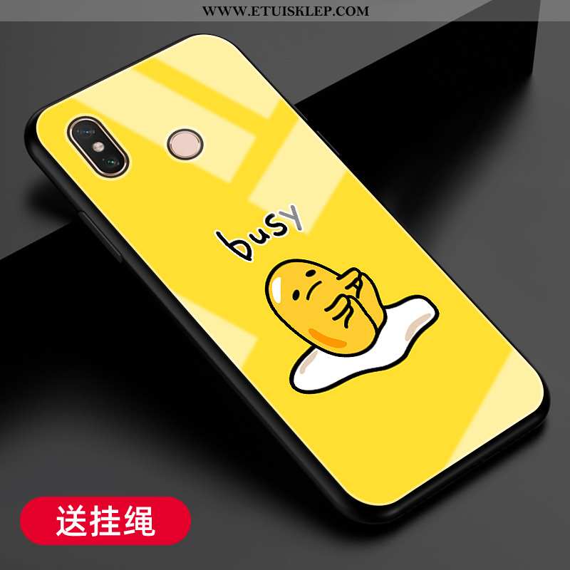 Obudowa Xiaomi Mi Max 3 Trendy Trudno Szkło Telefon Komórkowy All Inclusive Silikonowe Żółty Sklep
