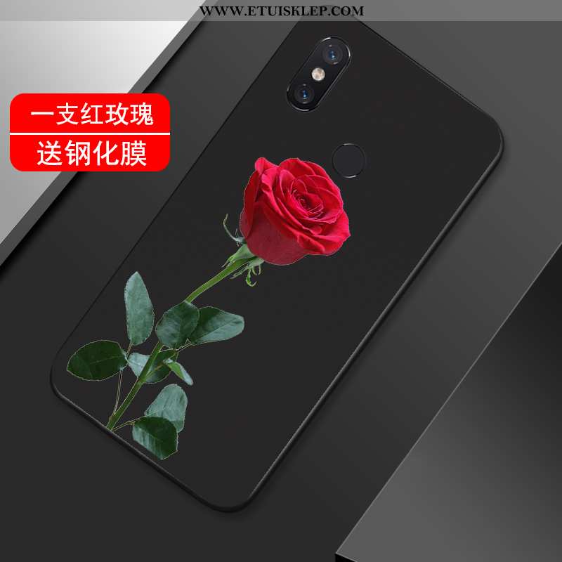 Obudowa Xiaomi Mi Max 3 Vintage Kwiaty All Inclusive Miękki Mały Telefon Komórkowy Czerwony Netto Ta