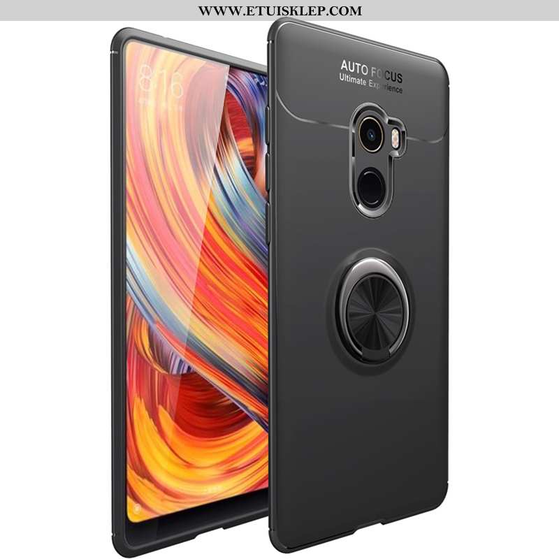 Obudowa Xiaomi Mi Mix 2 Miękki Magnetyzm Anti-fall Mały Ring Czarny Wspornik Kupię