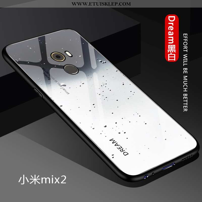 Obudowa Xiaomi Mi Mix 2 Szkło Trudno Niebieski Proste Futerał Telefon Komórkowy Silikonowe Tanie