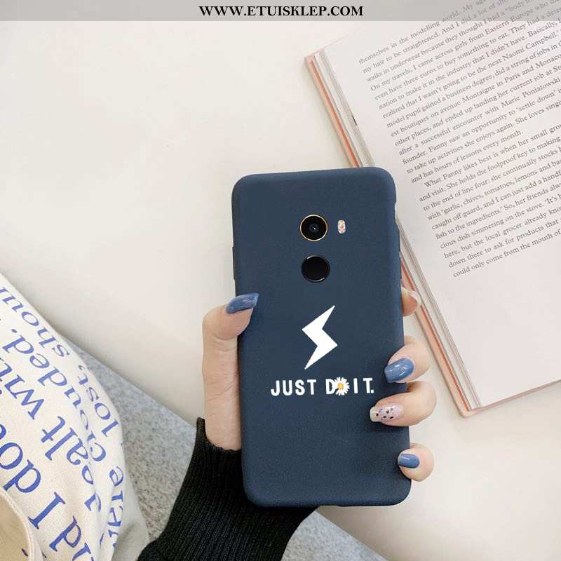 Obudowa Xiaomi Mi Mix 2 Trendy Proste Nowy Ciemno Niebieski Etui Telefon Komórkowy Anti-fall Online