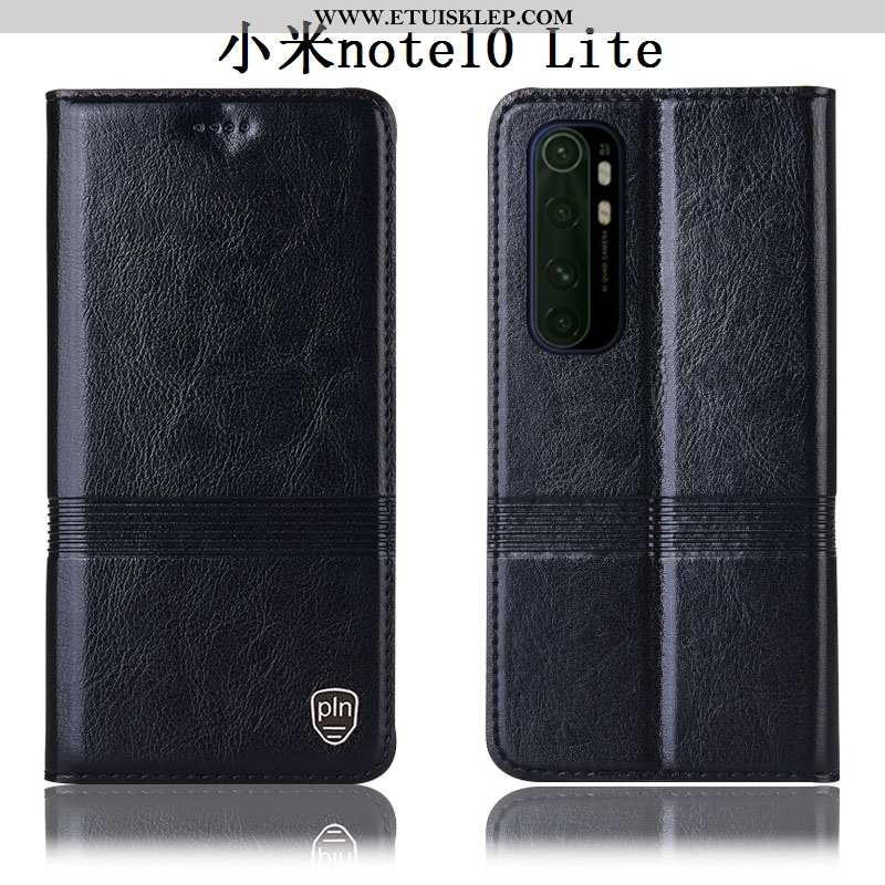 Obudowa Xiaomi Mi Note 10 Lite Prawdziwa Skóra Młodzież All Inclusive Futerał Brązowy Pokrowce Mały 