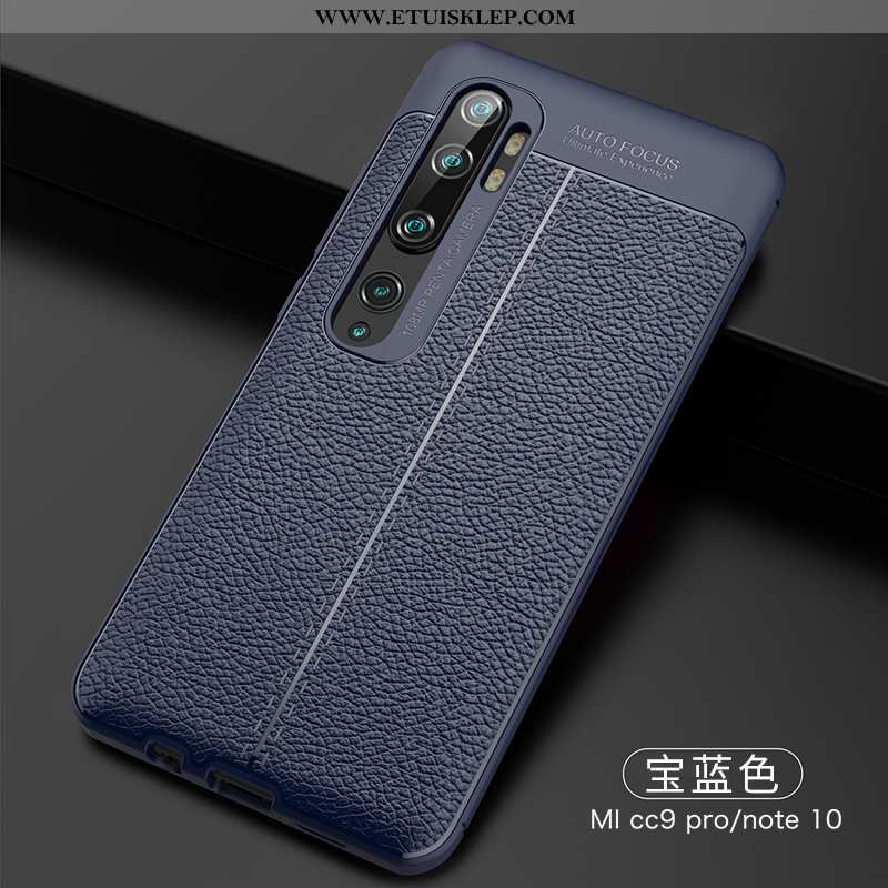 Obudowa Xiaomi Mi Note 10 Trendy Czerwony Ciemno Niebieski Futerał Mały Etui Anti-fall Na Sprzedaż