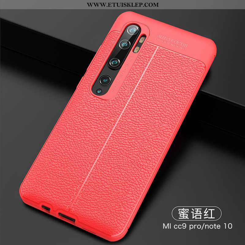 Obudowa Xiaomi Mi Note 10 Trendy Czerwony Ciemno Niebieski Futerał Mały Etui Anti-fall Na Sprzedaż