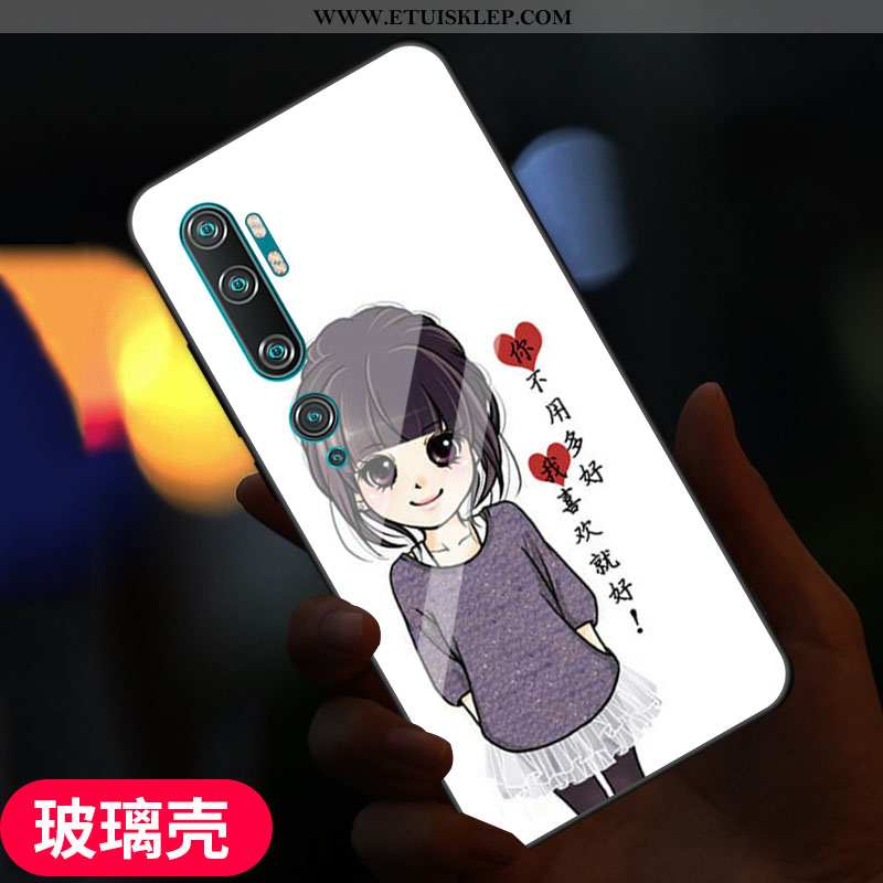 Obudowa Xiaomi Mi Note 10 Trendy Szkło Szkło Hartowane Anti-fall Moda Osobowość Niebieski Tanie