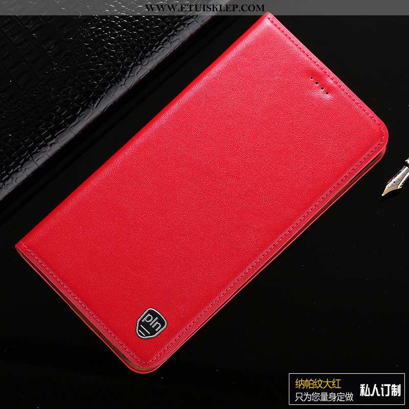 Obudowa Xiaomi Redmi 6a Prawdziwa Skóra Telefon Komórkowy Futerał Skórzane Etui Czerwony Mały Żółty 