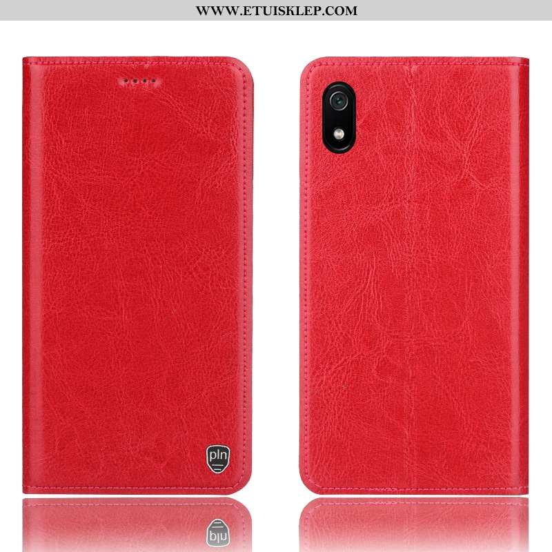 Obudowa Xiaomi Redmi 7a Skórzane Etui Anti-fall Mały Futerał Telefon Komórkowy Czerwony Online