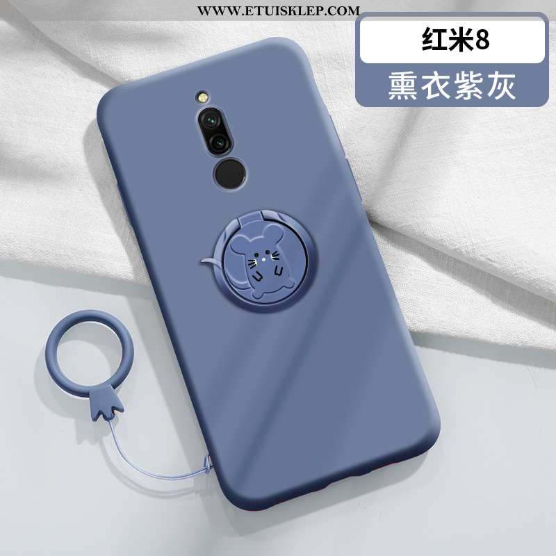 Obudowa Xiaomi Redmi 8 Piękny Osobowość Czerwony Wspornik Mały Ring Kreatywne Online