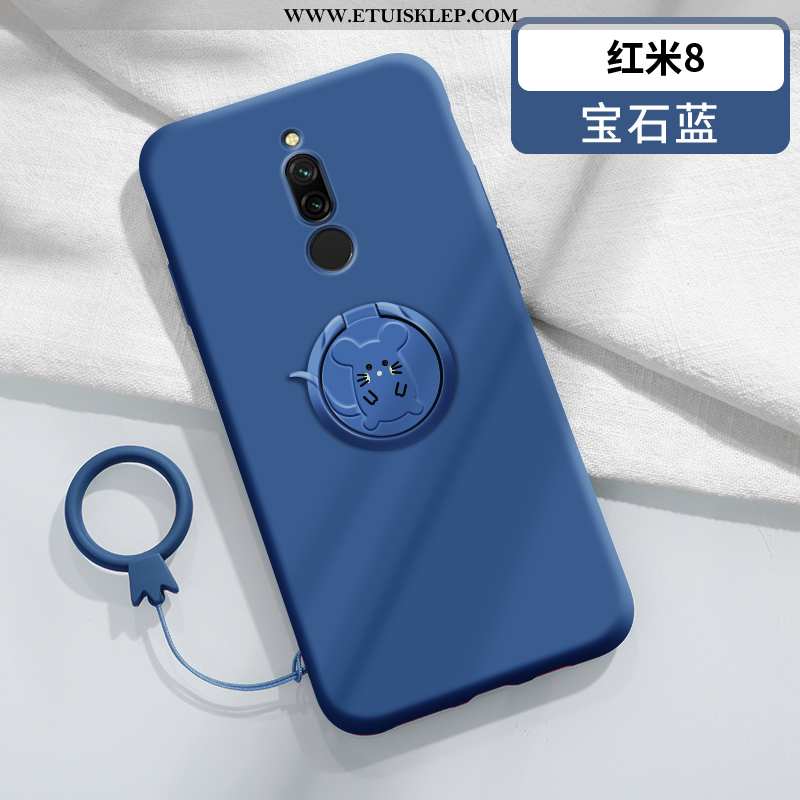 Obudowa Xiaomi Redmi 8 Piękny Osobowość Czerwony Wspornik Mały Ring Kreatywne Online