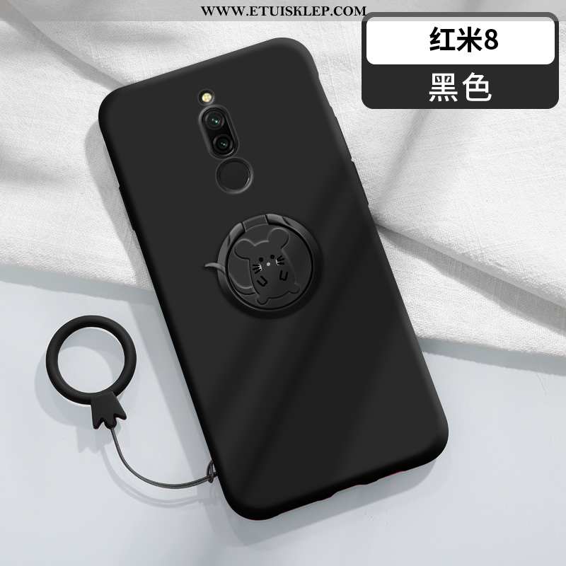 Obudowa Xiaomi Redmi 8 Piękny Osobowość Czerwony Wspornik Mały Ring Kreatywne Online