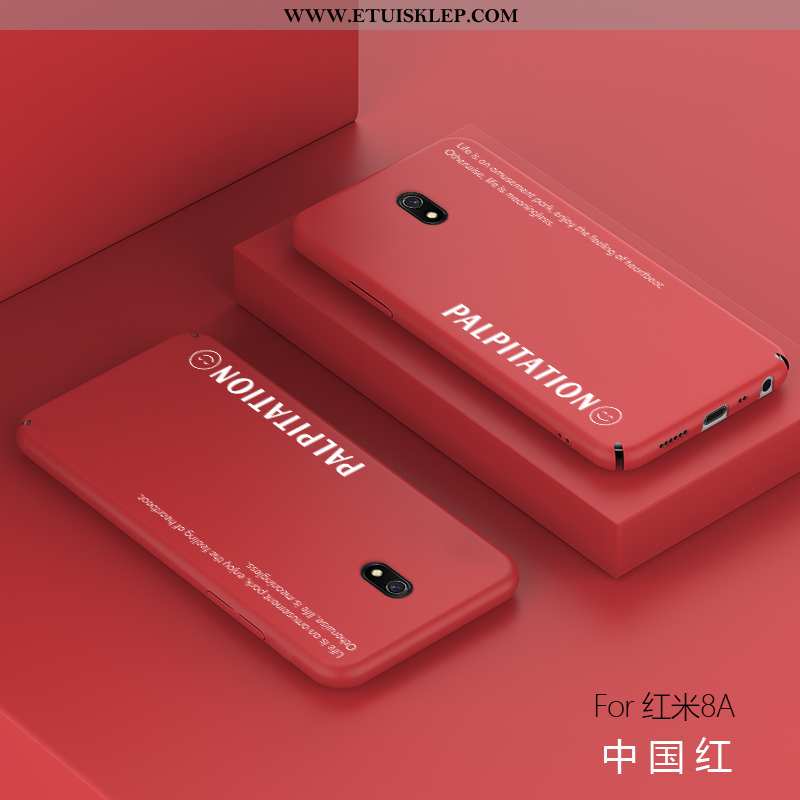 Obudowa Xiaomi Redmi 8a Osobowość Czerwony Nubuku Telefon Komórkowy Futerał Filmy All Inclusive Skle
