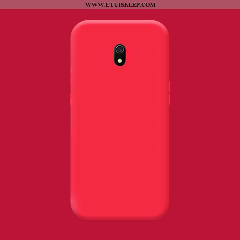 Obudowa Xiaomi Redmi 8a Silikonowe Mały Szkło Hartowane Filmy Trendy Czerwony Miękki Tani