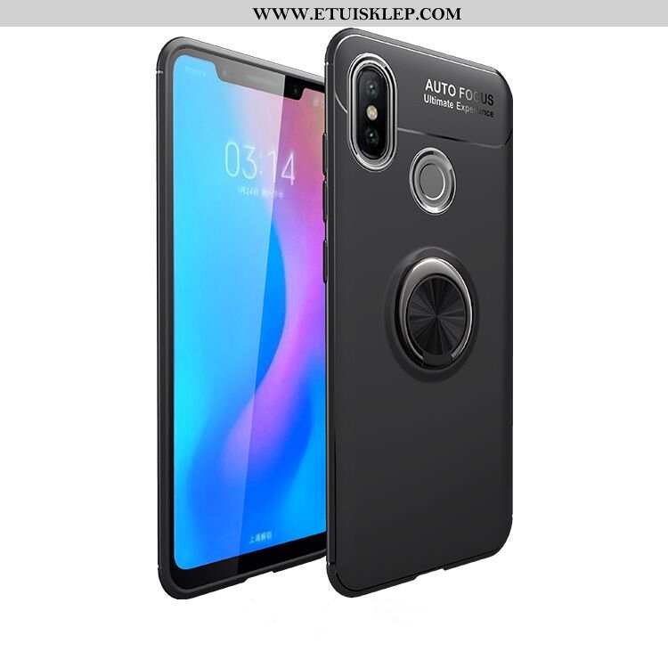 Obudowa Xiaomi Redmi Note 6 Pro Futerał Na Pokładzie Mały Czerwony Magnetyzm Telefon Komórkowy Czarn