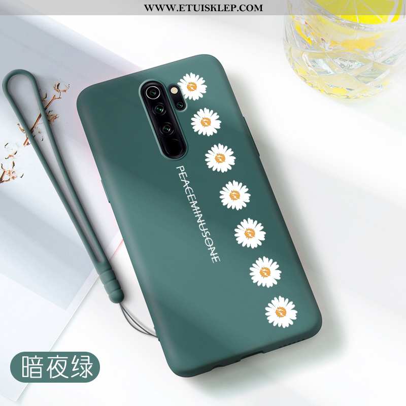 Obudowa Xiaomi Redmi Note 8 Pro Silikonowe Czarny Telefon Komórkowy Super Czerwony Świeży Stokrotka 