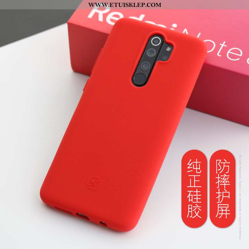 Obudowa Xiaomi Redmi Note 8 Pro Silikonowe Etui Szary Futerał Telefon Komórkowy Antypoślizgowe All I