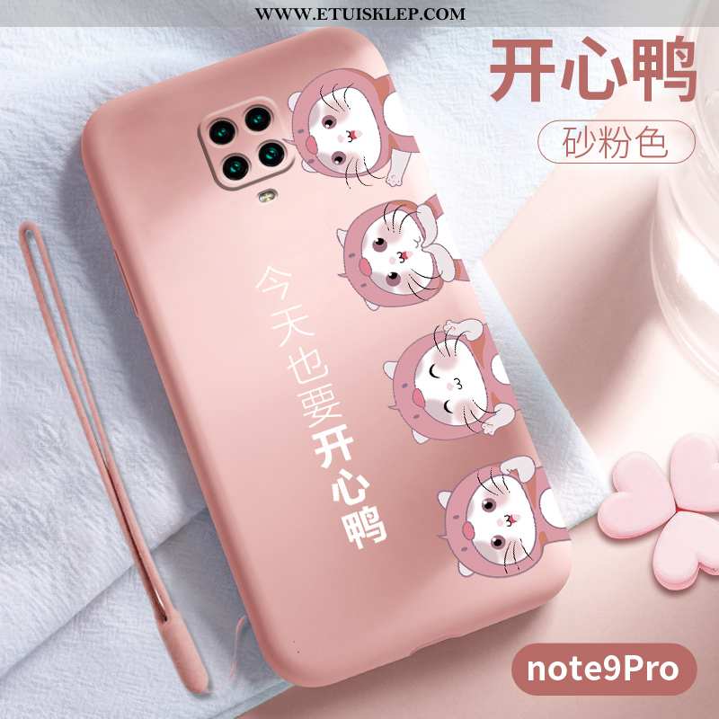 Obudowa Xiaomi Redmi Note 9 Pro Osobowość Kreskówka All Inclusive Anti-fall Piękny Różowe Trendy Tan