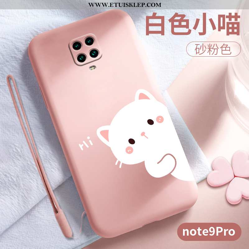 Obudowa Xiaomi Redmi Note 9 Pro Osobowość Kreskówka All Inclusive Anti-fall Piękny Różowe Trendy Tan