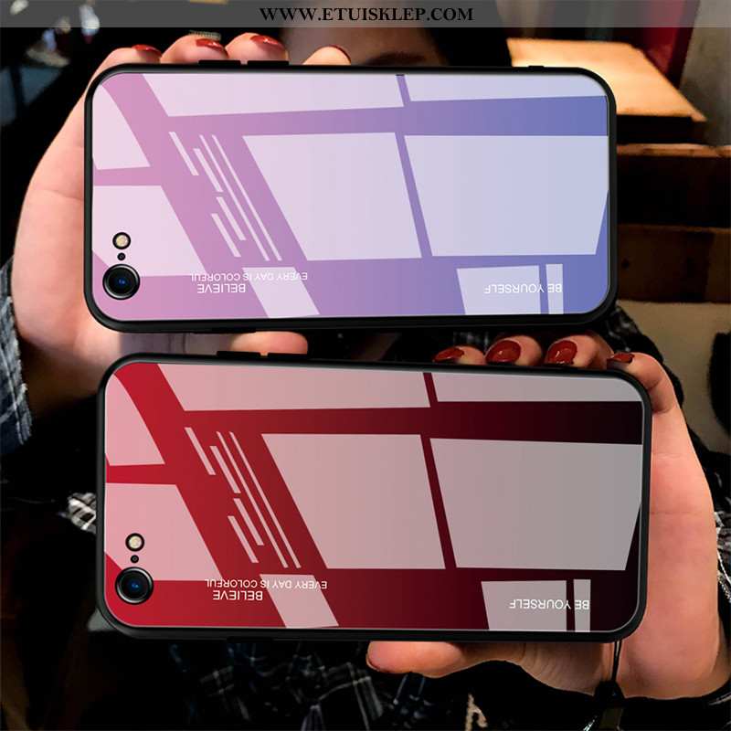 Obudowa iPhone 6/6s Trendy Kolor Szkło Hartowane Lustro Telefon Komórkowy Obrzeża Futerał Na Sprzeda