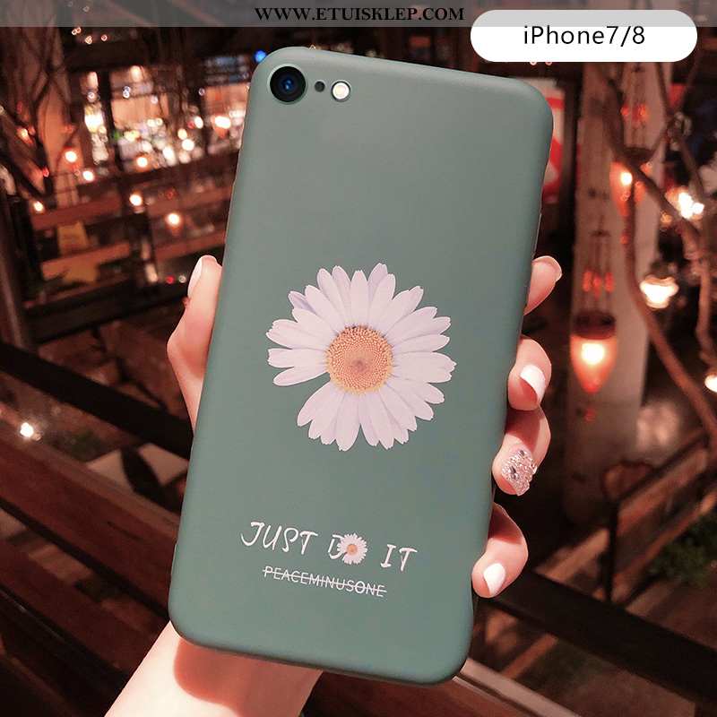 Obudowa iPhone 7 Kreatywne Futerał Silikonowe All Inclusive Nubuku Miękki Kwiaty Sklep