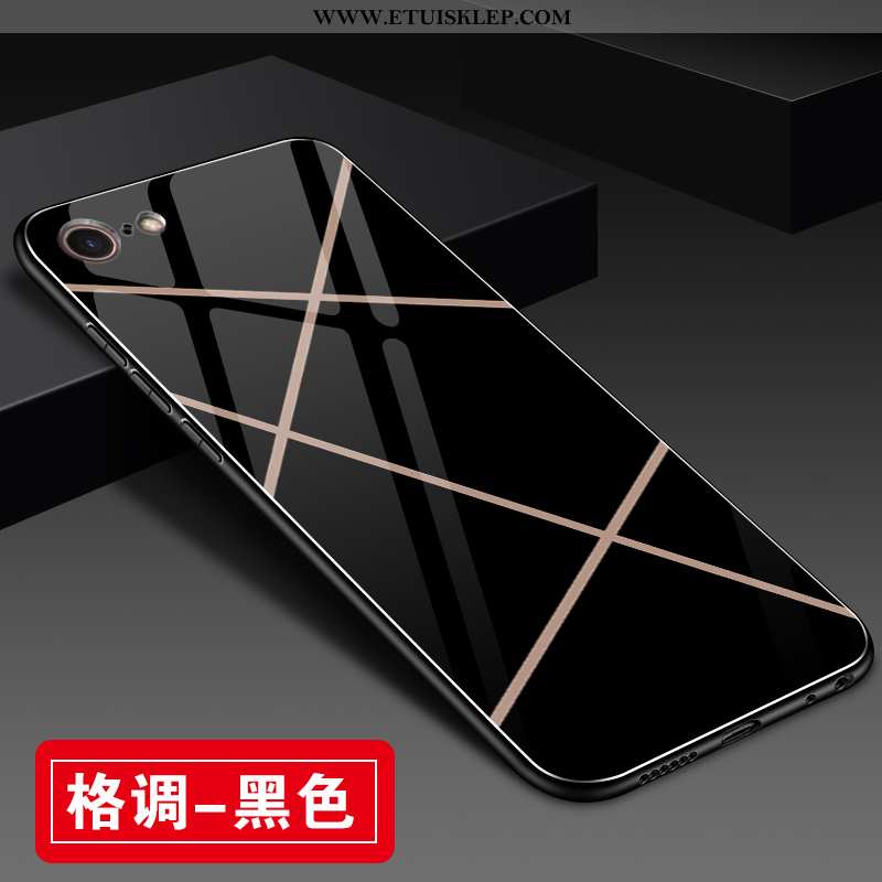 Obudowa iPhone 8 Szkło Osobowość Telefon Komórkowy Miękki Ochraniacz Anti-fall Etui Dyskont