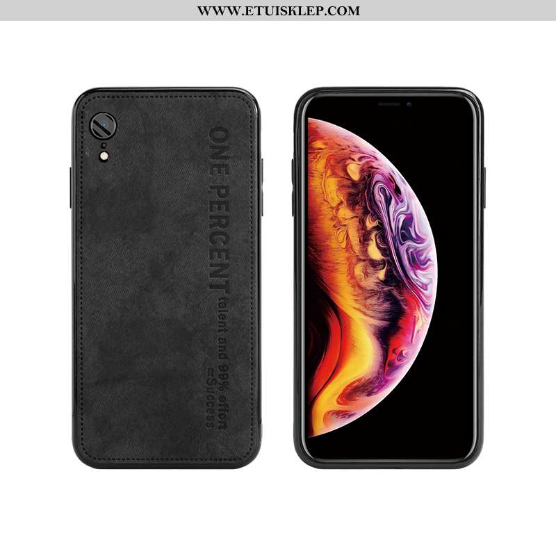 Obudowa iPhone Xr Silikonowe Super Lekki Luksus Telefon Komórkowy Żółty Futerał Proste Tanie