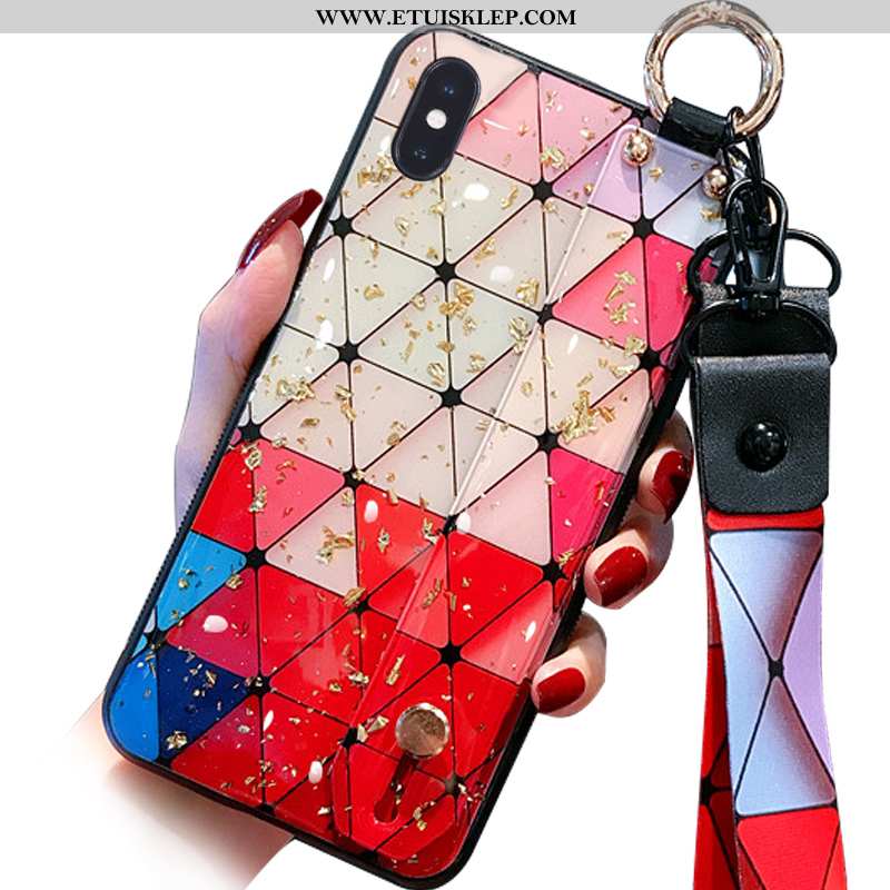 Obudowa iPhone Xs Max Miękki Kreatywne Proste Wiszące Ozdoby Czerwony Netto Telefon Komórkowy Nowy D