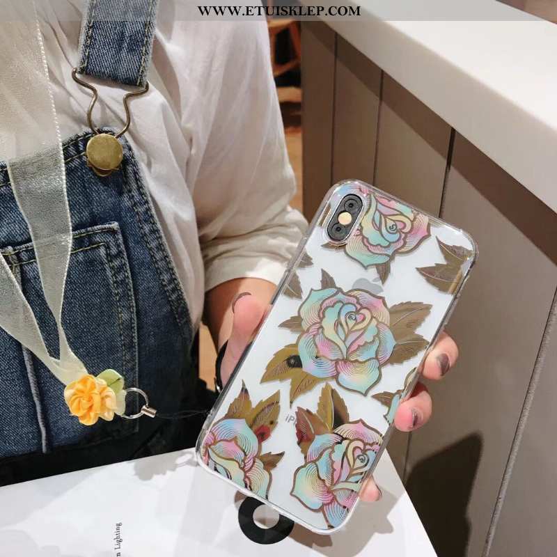 Obudowa iPhone Xs Max Miękki Purpurowy Telefon Komórkowy Kwiaty Piękny Futerał Sprzedam