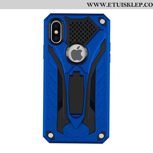 Obudowa iPhone Xs Max Ochraniacz Anti-fall Czarny Wspornik Futerał Pancerz Etui Online