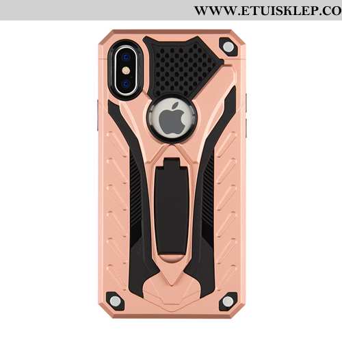 Obudowa iPhone Xs Max Ochraniacz Anti-fall Czarny Wspornik Futerał Pancerz Etui Online