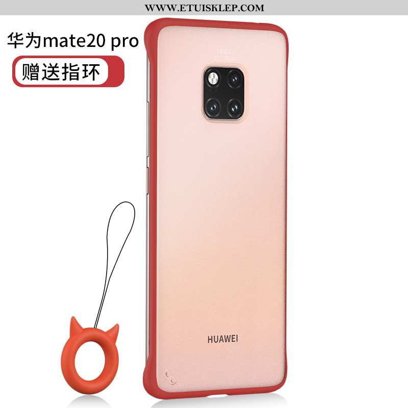 Pokrowce Huawei Mate 20 Pro Nubuku Futerał Super Telefon Komórkowy Czerwony Netto Silikonowe Cienkie