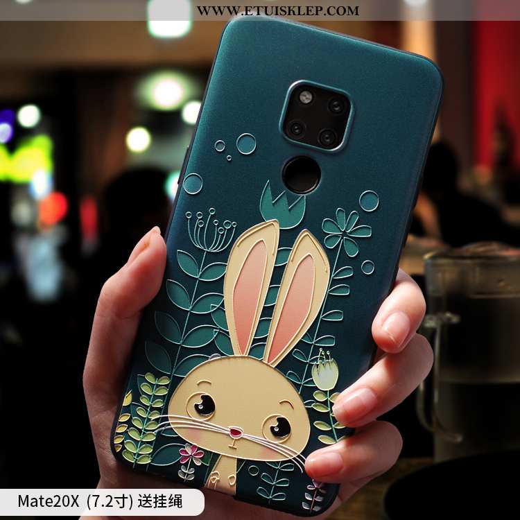 Pokrowce Huawei Mate 20 X Silikonowe All Inclusive Ciemno Niebieski Futerał Telefon Komórkowy Kup