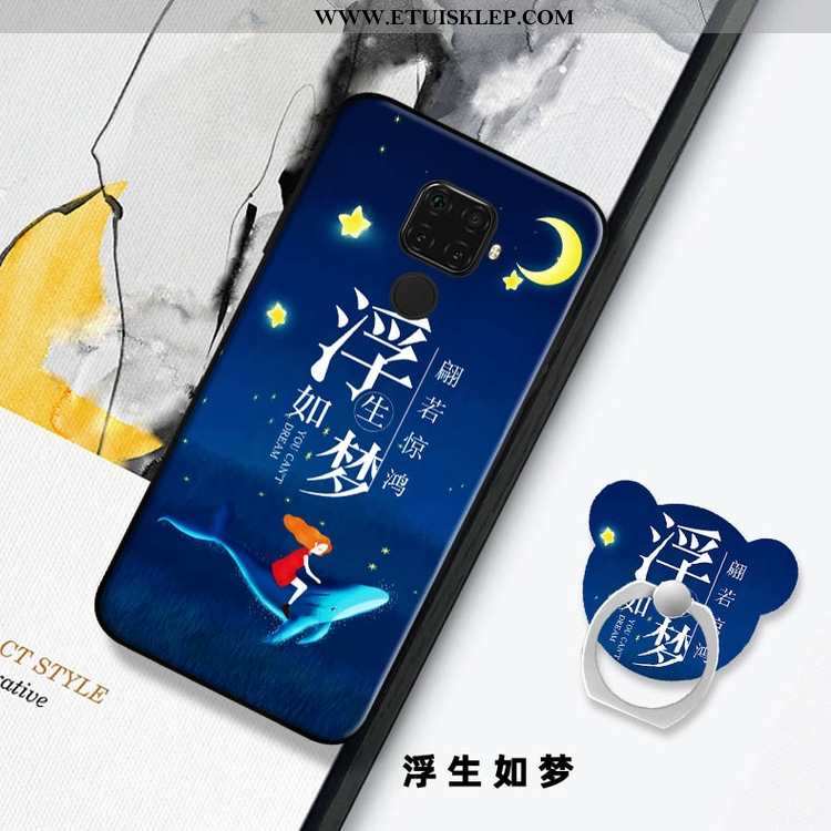 Pokrowce Huawei Mate 30 Lite Moda Telefon Komórkowy Niebieski All Inclusive Miękki Etui Anti-fall Ta