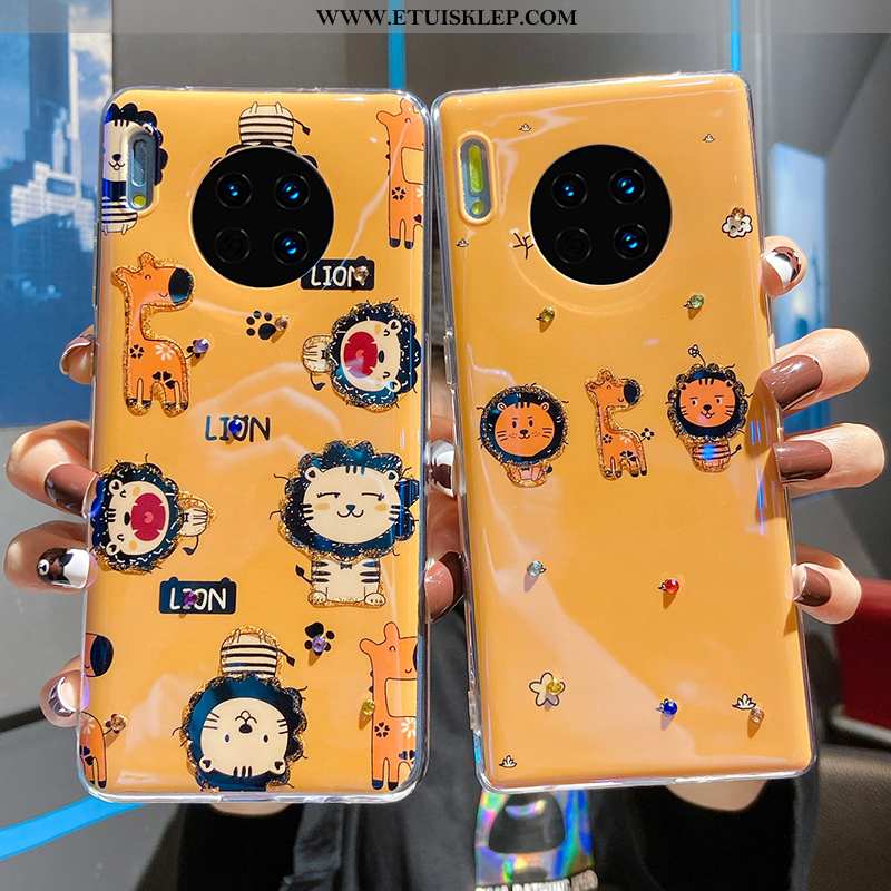 Pokrowce Huawei Mate 30 Pro Kreskówka Telefon Komórkowy Silikonowe Ochraniacz Żółty Miękki Etui Tani