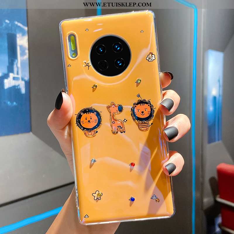 Pokrowce Huawei Mate 30 Pro Kreskówka Telefon Komórkowy Silikonowe Ochraniacz Żółty Miękki Etui Tani