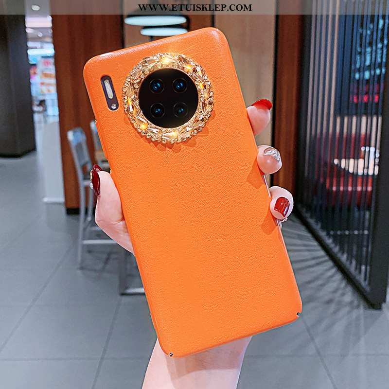 Pokrowce Huawei Mate 30 Pro Ochraniacz Kreatywne Skóra Pomarańczowy Osobowość Purpurowy Futerał Na S