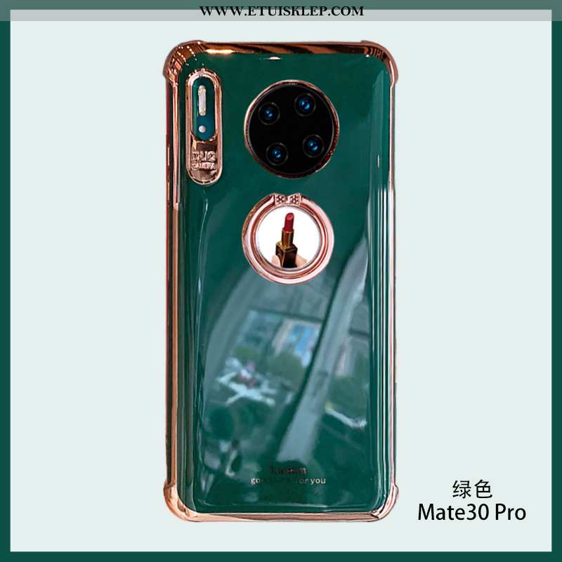 Pokrowce Huawei Mate 30 Pro Silikonowe Anti-fall Wspornik Wiatr Kosmetyczka Czerwony Netto Różowe Dy