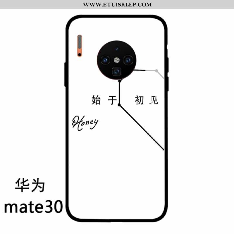 Pokrowce Huawei Mate 30 Szkło Telefon Komórkowy Lustro Ochraniacz Czerwony Netto Proste Futerał Na S