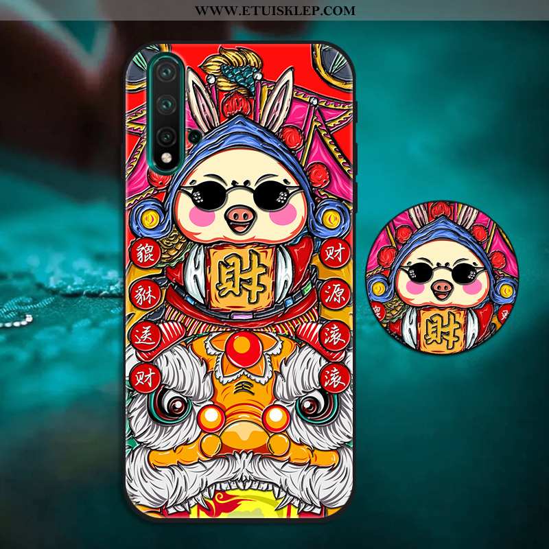 Pokrowce Huawei Nova 5t Kreatywne Osobowość Silikonowe Telefon Komórkowy Kolor Chiński Styl Wspornik